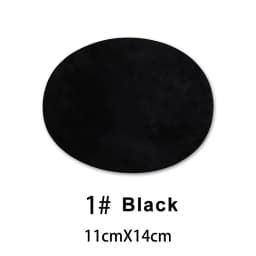 4Pcs Iron On Patches Repair Patches Oval Suede Cowhide Elbow Patches Elbow Knee Velvet Patches for Sweater Repair Clothing Jeans