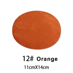 4Pcs Iron On Patches Repair Patches Oval Suede Cowhide Elbow Patches Elbow Knee Velvet Patches for Sweater Repair Clothing Jeans