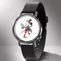 Disney Mickey Minnie Mouse Girl Boy Children's Kids Watch Women Cute Male Female Couple Wrist Watches Birthday Gifts