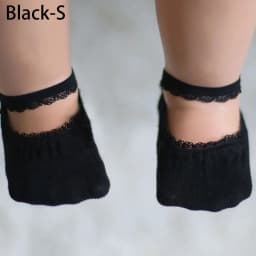 Rubber Soles Infant Solid Color Anti-slip Socks Lace Socks Baby Socks Newborn Socks Summer