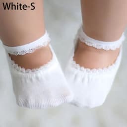 Rubber Soles Infant Solid Color Anti-slip Socks Lace Socks Baby Socks Newborn Socks Summer