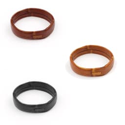 2pcs Leather Watch Band Keeper Strap Locker Ring Black Brown Holder Loop Bracelet Retainer 14mm/16mm/18mm/20mm/22mm/24mm