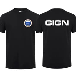 French Gendarmerie T Shirt Short Sleeve Gendarmerie PSIG T-shirt Man