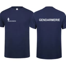 French Gendarmerie T Shirt Short Sleeve Gendarmerie PSIG T-shirt Man