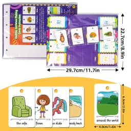 Sentence-Making Exercises Flip Chart Sentence Educational Learning Tool Vocabulary Building Special Education Speech Therapy