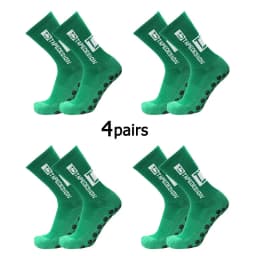4Pairs/Lot 2024 New ANTI SLIP Tapedesign Football Socks Mid Calf Non-Slip Soccer Sport Cycling Sports Mens Sock EU38-45