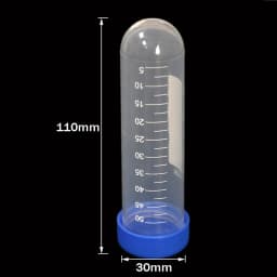 10 Pieces 50ML/15ML/10ML Laboratory Sample Screw Round Bottom Plastic Test Tube Ep Tube with Scale Screw Cap Centrifuge Tube