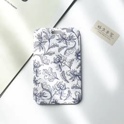 1 Pcs Simple And Fresh Flower Card Set Student Card Bus Access Protection Card Holder ABS Plastic Neck Rope Card Cover