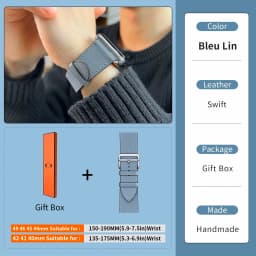 2026Kebitt For Apple Watch Series12 11 10 Ultra4 3 SE3 Strap High Quality Genuine Leather Band Iwatch 46 42 41 45 49mm Bracelet