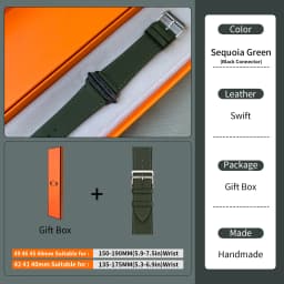 2026Kebitt For Apple Watch Series12 11 10 Ultra4 3 SE3 Strap High Quality Genuine Leather Band Iwatch 46 42 41 45 49mm Bracelet