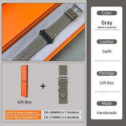 2026Kebitt For Apple Watch Series12 11 10 Ultra4 3 SE3 Strap High Quality Genuine Leather Band Iwatch 46 42 41 45 49mm Bracelet