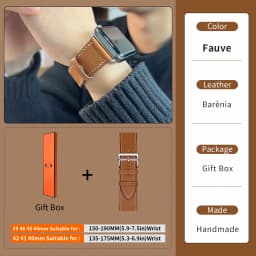 2026Kebitt For Apple Watch Series12 11 10 Ultra4 3 SE3 Strap High Quality Genuine Leather Band Iwatch 46 42 41 45 49mm Bracelet