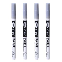 Fine tip permanent Paint Marker Pen DIY Paint Metallic Pen Permanent Gold SILVER Marker Touch Up,School Model Painting
