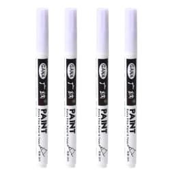 Fine tip permanent Paint Marker Pen DIY Paint Metallic Pen Permanent Gold SILVER Marker Touch Up,School Model Painting