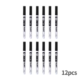 Fine tip permanent Paint Marker Pen DIY Paint Metallic Pen Permanent Gold SILVER Marker Touch Up,School Model Painting