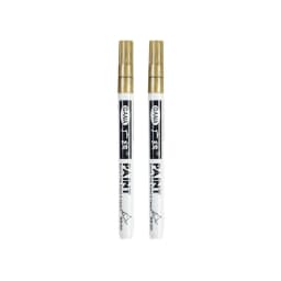 Fine tip permanent Paint Marker Pen DIY Paint Metallic Pen Permanent Gold SILVER Marker Touch Up,School Model Painting