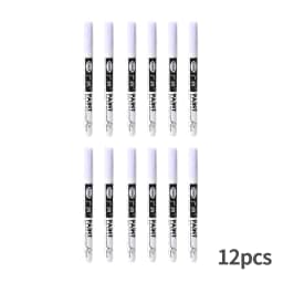 Fine tip permanent Paint Marker Pen DIY Paint Metallic Pen Permanent Gold SILVER Marker Touch Up,School Model Painting