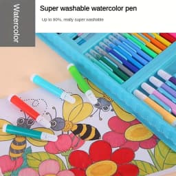 208 Pieces Set Watercolor Pen Set For Paintings Including Some Random Colored Tools Art Supplies For Sketching Artistic Gift