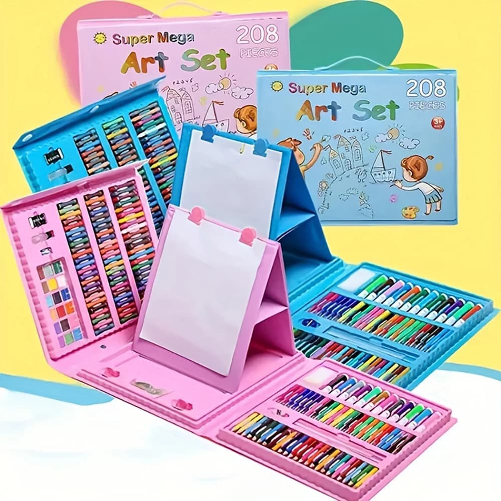 208 Pieces Set Watercolor Pen Set For Paintings Including Some Random Colored Tools Art Supplies For Sketching Artistic Gift
