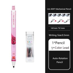 Japan Uni Kuru Toga Mechanical Pencil M5-450T 0.5mm Automatic Rotating Pencils lapices Art Sketch Student Stationery Supplies