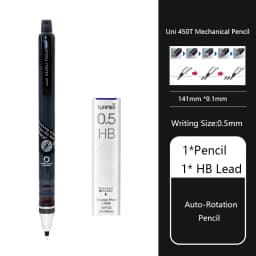 Japan Uni Kuru Toga Mechanical Pencil M5-450T 0.5mm Automatic Rotating Pencils lapices Art Sketch Student Stationery Supplies