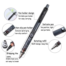 Japan Uni Kuru Toga Mechanical Pencil M5-450T 0.5mm Automatic Rotating Pencils lapices Art Sketch Student Stationery Supplies