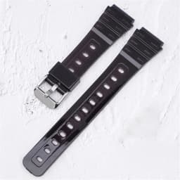 Watch Strap for Casio F-91W F-84 F-105/108 A-158/168 AE-1200/1300 Transparent Colorful Silicone Bracelet Band Accessories 18mm