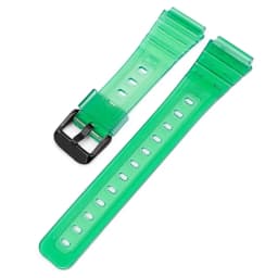 Watch Strap for Casio F-91W F-84 F-105/108 A-158/168 AE-1200/1300 Transparent Colorful Silicone Bracelet Band Accessories 18mm