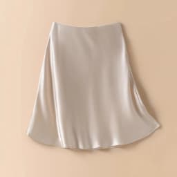 Women High Waist Vogue Acetate Skirts Female Elegant Evening Dresses Girls Fashion Black Champagne Mini A Line Skirts Size-S-L