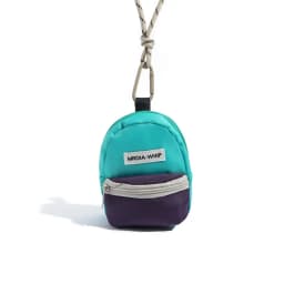 Neck Hanging Coin Purse New Polyester Earphone Storage Bag Mini Wallet Anti-theft Contrasting Color Small Key Bag