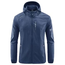 Summer Outdoor Quick Dry Sun-Protective Thin Jacket Men Hiking Fishing Cycling Hooded Gym Sport Windbreaker Ultra Light Coats