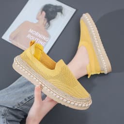 Thin Mesh Women's Casual Shoes Versatile Summer Flat Bottomed Fisherman's Shoes Women's Fashion Breathable Vulcanized Shoes