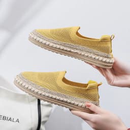 Thin Mesh Women's Casual Shoes Versatile Summer Flat Bottomed Fisherman's Shoes Women's Fashion Breathable Vulcanized Shoes