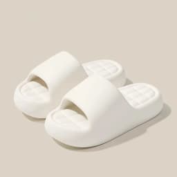 Candy Color Soft Bottom EVA Slippers Women Summer 2026 Thick Platform Comfortable Cloud Slippers Woman Outdoor Beach Sandals 45