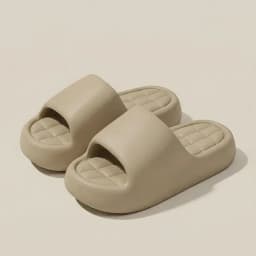 Candy Color Soft Bottom EVA Slippers Women Summer 2026 Thick Platform Comfortable Cloud Slippers Woman Outdoor Beach Sandals 45