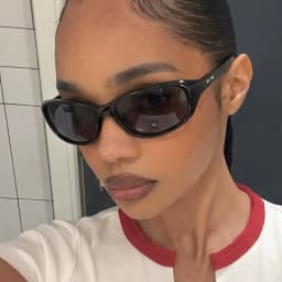 Y2K Retro Sport Sunglasses for Women Men Brown Lenses Vintage 90s Wrap Around UV400 Protection Cycling Windproof Sun Glasses