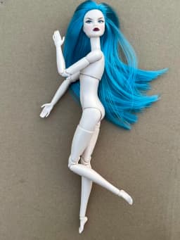 Poppy Parker Makeup Head With Beige Super White Coffee Yoga Slim Doll Body 1/6 Doll Figures Collective Toys