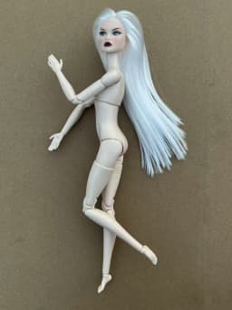 Poppy Parker Makeup Head With Beige Super White Coffee Yoga Slim Doll Body 1/6 Doll Figures Collective Toys