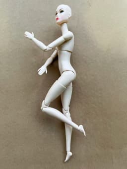 Poppy Parker Makeup Head With Beige Super White Coffee Yoga Slim Doll Body 1/6 Doll Figures Collective Toys