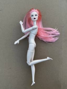 Poppy Parker Makeup Head With Beige Super White Coffee Yoga Slim Doll Body 1/6 Doll Figures Collective Toys