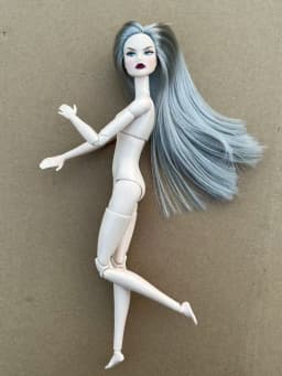 Poppy Parker Makeup Head With Beige Super White Coffee Yoga Slim Doll Body 1/6 Doll Figures Collective Toys