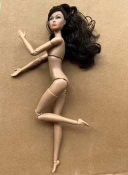 Poppy Parker Makeup Head With Beige Super White Coffee Yoga Slim Doll Body 1/6 Doll Figures Collective Toys