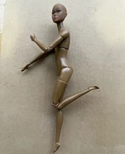 Poppy Parker Makeup Head With Beige Super White Coffee Yoga Slim Doll Body 1/6 Doll Figures Collective Toys