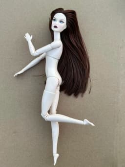 Poppy Parker Makeup Head With Beige Super White Coffee Yoga Slim Doll Body 1/6 Doll Figures Collective Toys