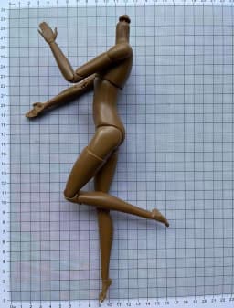 Poppy Parker Makeup Head With Beige Super White Coffee Yoga Slim Doll Body 1/6 Doll Figures Collective Toys