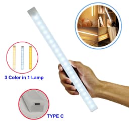 LED Motion Sensor Light Night Light Wireless USB Under Cabinet Light For Kitchen Cabinet Bedroom Wardrobe Sensor Indoor Lighting
