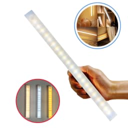LED Motion Sensor Light Night Light Wireless USB Under Cabinet Light For Kitchen Cabinet Bedroom Wardrobe Sensor Indoor Lighting