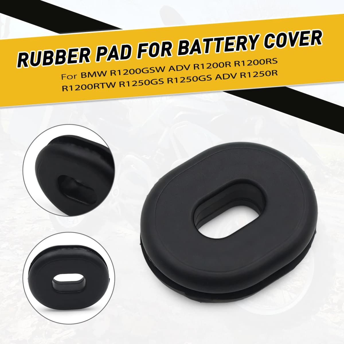 For BMW R1200GS R1200GS Adventure R1250GS R1250GS Adventure Battery Tray Rubber Battery Tray Side Cover Grommet 61138532186