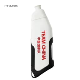 AhyKa Aerodynamic Water Bottle Set Big Capacity Food Grade Bottle With Ultralight Bottle Cage BikeFrame Down Tube WaterKettle 