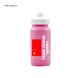AhyKa Aerodynamic Water Bottle Set Big Capacity Food Grade Bottle With Ultralight Bottle Cage BikeFrame Down Tube WaterKettle 